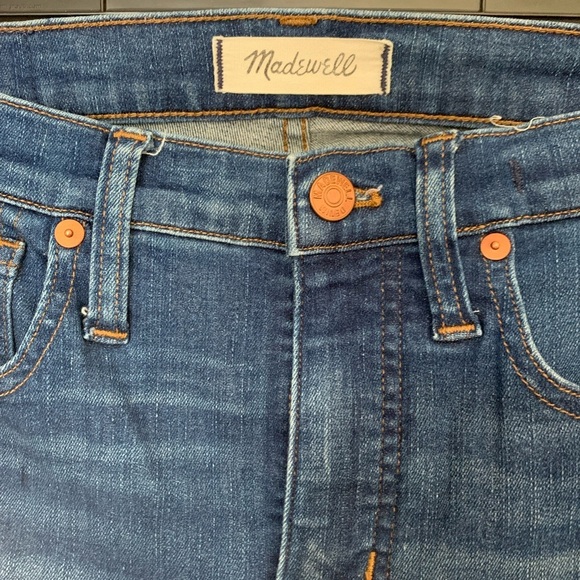 Madewell 9” High-Rise Skinny Medium Wash 28 - Picture 3 of 4